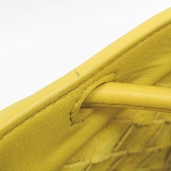 BOTTEGA VENETA Yellow Leather Intrecciato Backpack main image 4